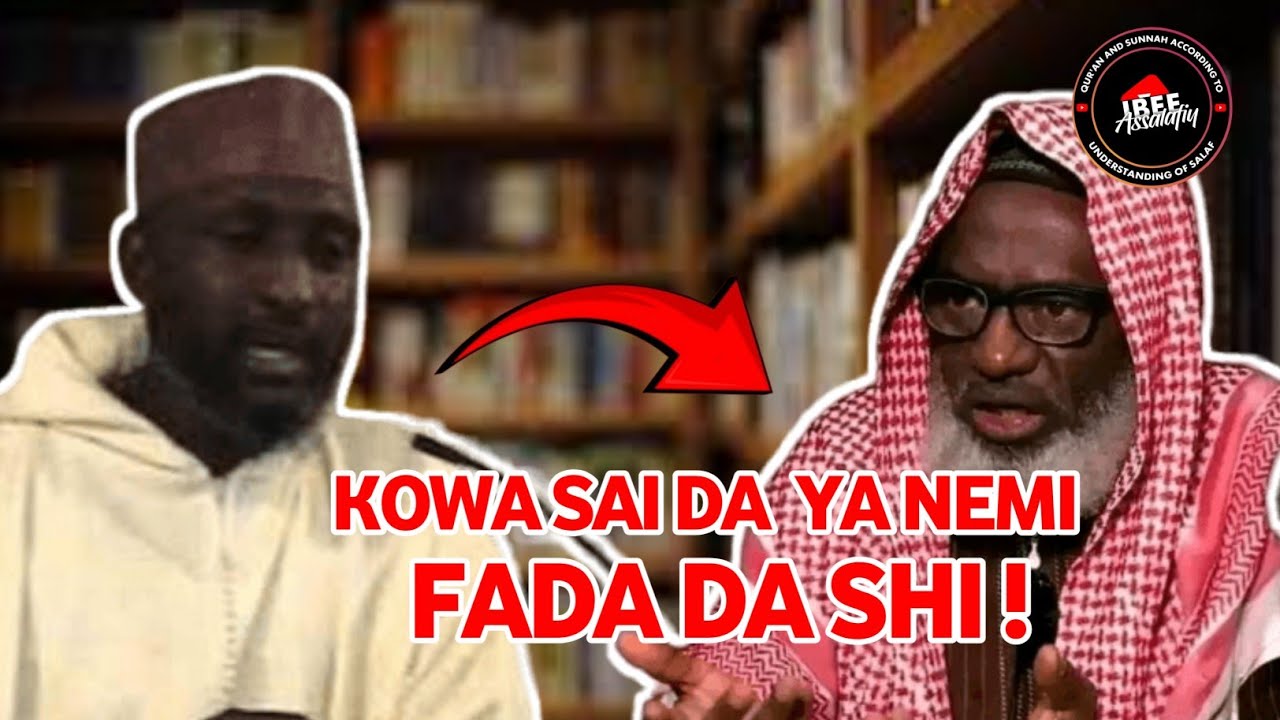 Sheikh Albaniy Zaria RH Dr Ahmad Gumi Sai Da Kowa Ya Kula Zayi Fada Da Shi