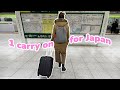 1 month in Japan with carry-on ONLY 🌸✈️