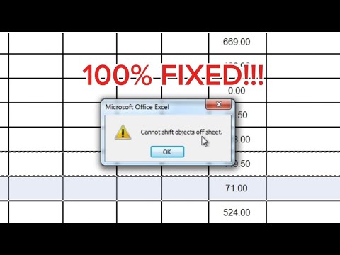 Cannot Shift objects off sheet