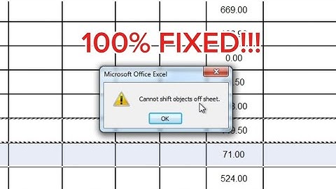 Cannot Shift objects off sheet