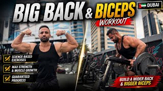 Grow Your Back Biceps Fast Dubai Muscle Session