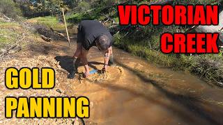 GOLD PANNING a CENTRAL VICTORIAN CREEK!