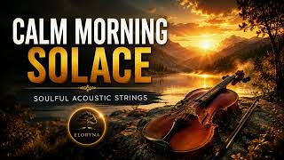Calm Morning Solace ☀️ Soulful Acoustic Strings  Relaxing Morning Music &amp; Peaceful Instrumental