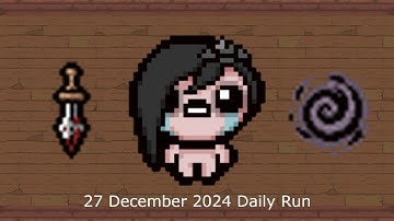 The Binding of Isaac Daily Run 27 December 2024 (Failed)