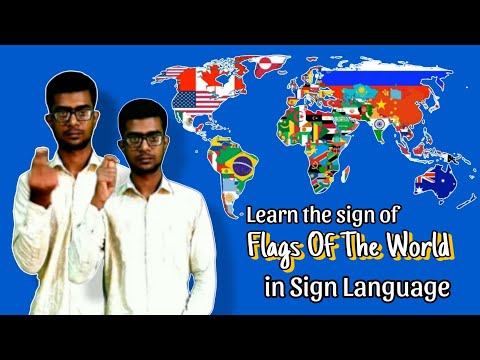 All About Study (International Sign Language) Flags Of The World