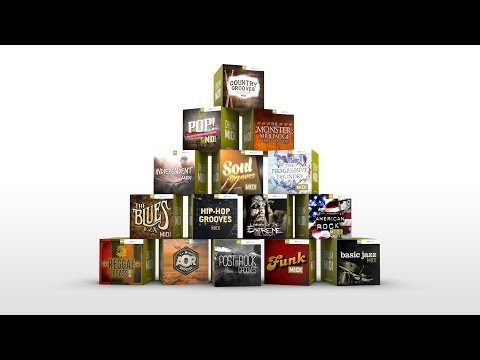 Toontrack drum MIDI presentation