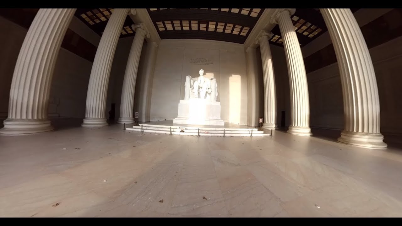 360 Video: Underneath The Lincoln Memorial - Youtube
