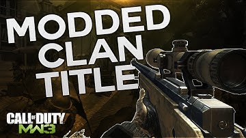 MW3 {Project Infinity V4} Modded ClanTag/Title (PS3 Tutorial)
