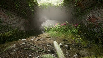 Abandoned Tunnel Scene made in unrealengine4