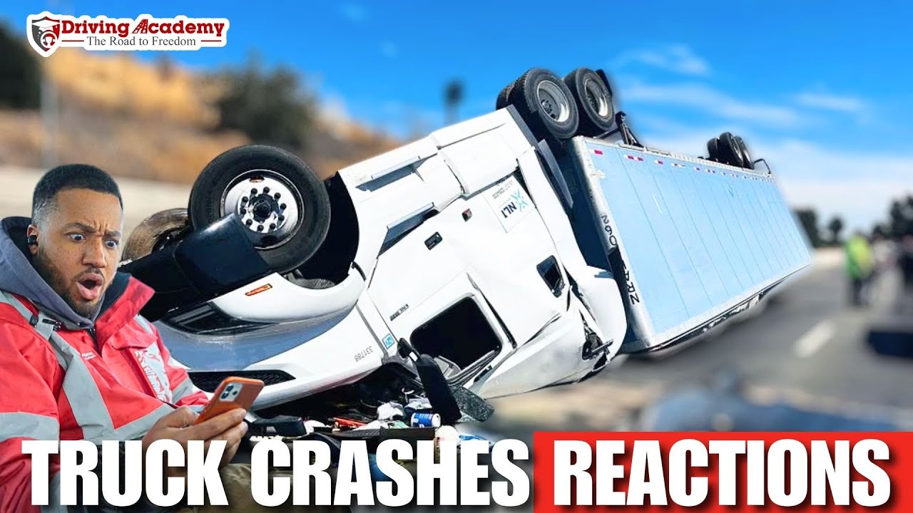 Подборка неудачных аварий с грузовиками №2 | Реакции из автошколы