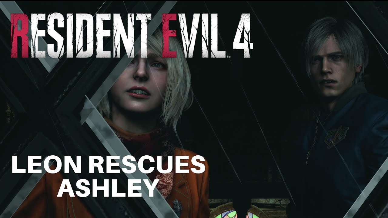 Resident Evil 4 Remake Gameplay•Leon rescues Ashley•Video Gameplay 4K60 ...