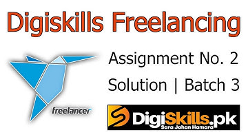 Digiskills Freelancing | Exercise No. 2 Solution | Batch 3 | How to Create a Gig on Fiverr.com