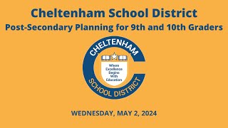 2024 05 02 Post Secondary Planning for Freshmen and Sophomores