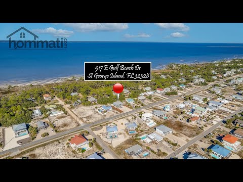 917 E Gulf Beach Dr, St George Island, FL home video tour