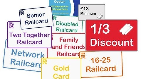 Railcards uitgelegd