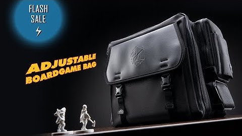 Now on Kickstarter: The Ultimate Adjustable Boardgame Backpack