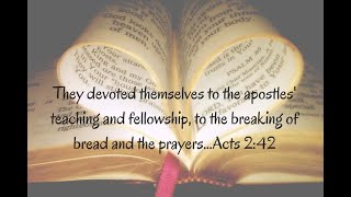 Spirit Filled Church: Acts 2:42, Pastor Ambrose F. Duckett, Jr. New Vision Christian Church. 3/21/21