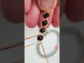 3-Strand Braid bracelet from copper wire and small crystal | full video 👇