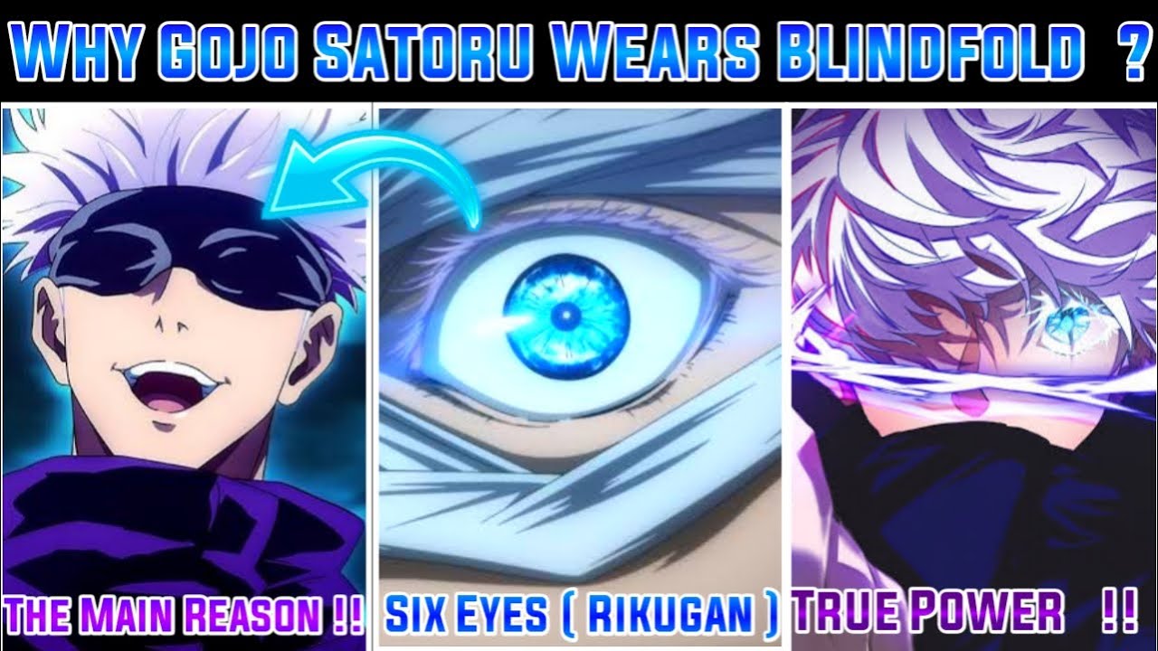 Why Gojo Satoru wear Blindfold? (Hindi) 
