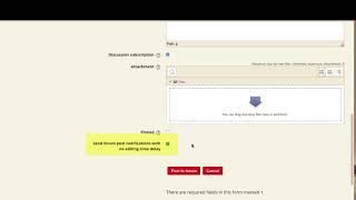 Moodle 3.2 - How to participate in a discussion forum