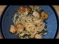 Angel Hair Pasta with Scallops in a Lemon Caper Sauce