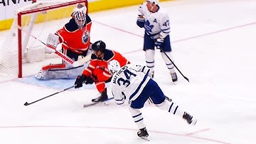 William Nylander sets up Auston Matthews for power play goal against Oilers