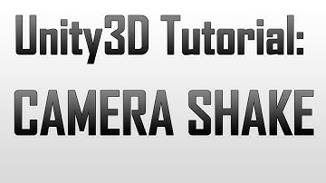 [Unity 4] Creating a camera shake / Earthquake (JavaScript)