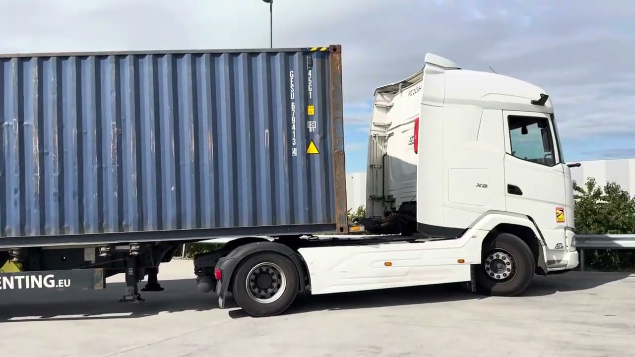 6 серия. Стажер. Дали загрузку с  рефрижераторным контейнером. #truck#job#дальнобой#myjenson