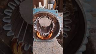 rewind motor 1 🐴#electrical #motor induction
