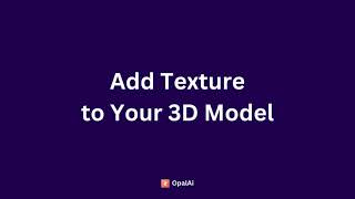 Tutorial | Add texture to your 3D scans