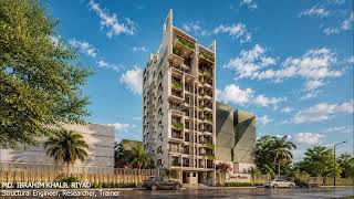 Luxury Apartment Complex Design | 10 Storey Building 3D Render Tour