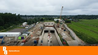 Dronevideo Corbulotunnel RijnlandRoute | Provincie Zuid-Holland