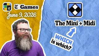 Which is which? | NYT Mini and Midi Crossword June 9, 2026