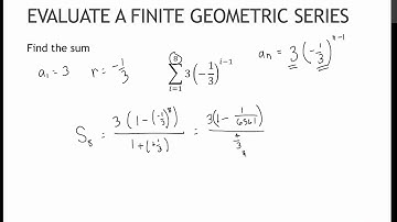 158 Evaluate Finite Geometric Series (8.3)