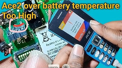 iTel Ace2 over battery temperature too high problem|| Ace2 battery temperature too high solution 💯%