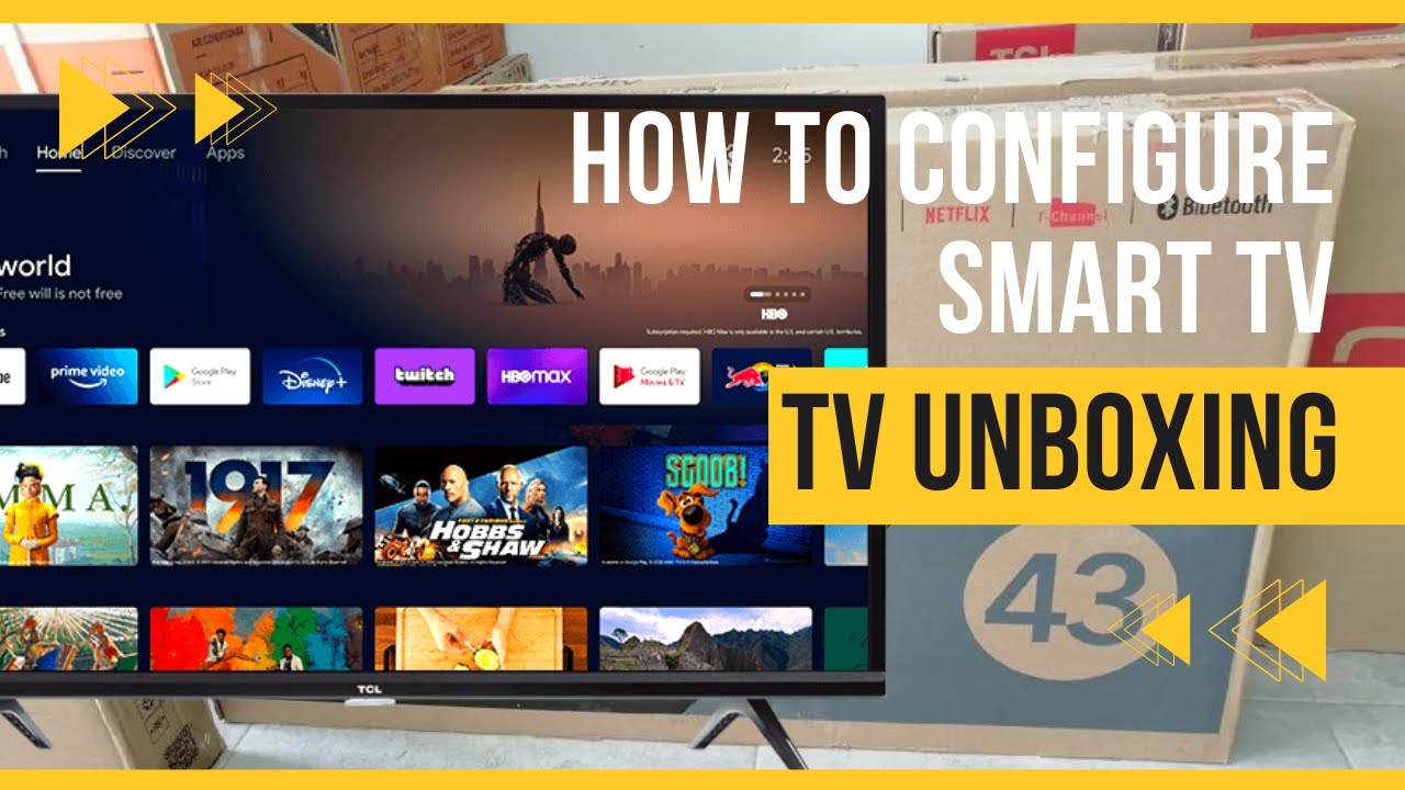 TCL SMART TV's CONFIGURATION UPON UN BOXING | #TLC #smart_appliances # ...