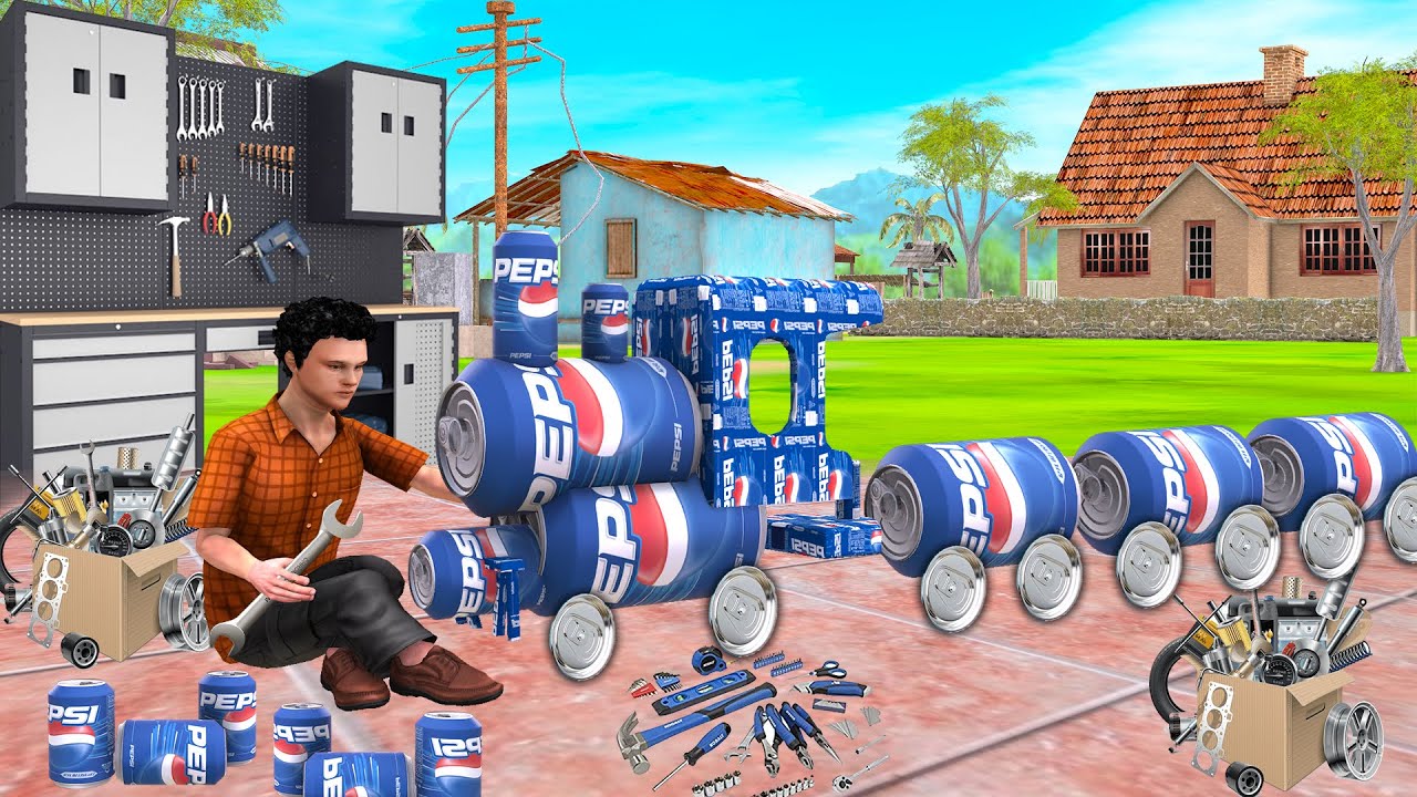 ಪೆಪ್ಸಿ ಕ್ಯಾನ್ ಟ್ರೈನ್ Pepsi Can Train Kannada Stories | STories In Kannada | Kannada Moral Stories