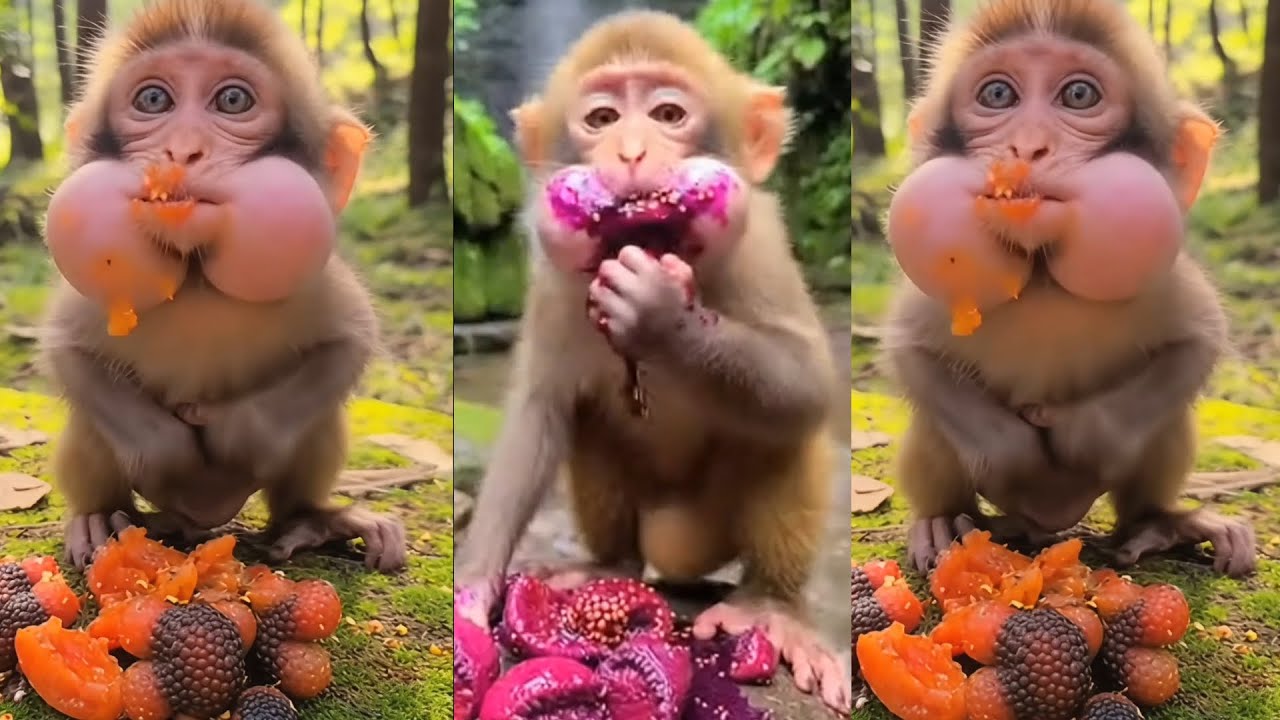 He Save Baby monkey life Moment Ever! 