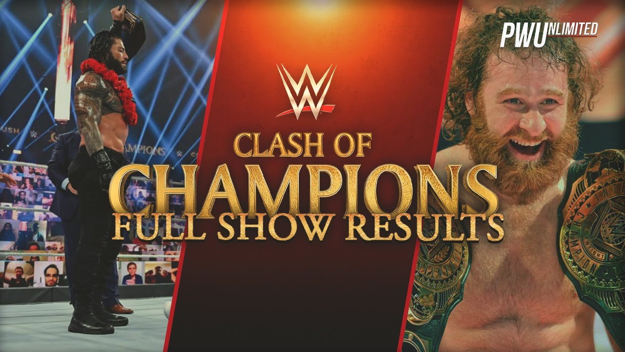 WWE Clash Of Champions 2020 Full Show Results YouTube