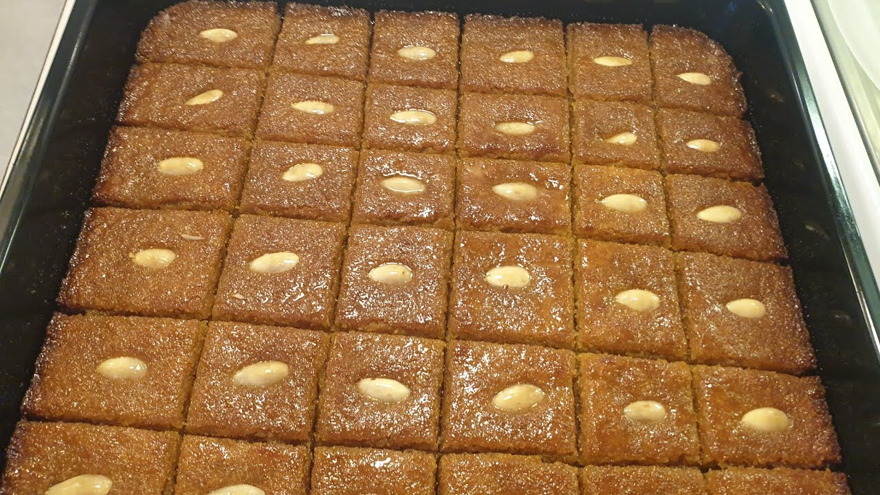 “أسرار النمورة السورية الحمصية ✨ | طرية ومقرمشة كل مرة!