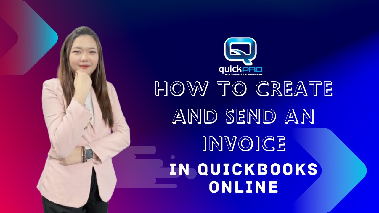 How to Create and Send an Invoice in QuickBooks Online - YouTube