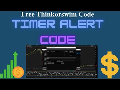 Thinkorswim FREE Timer Code Alerts For Day Trading The Markets.