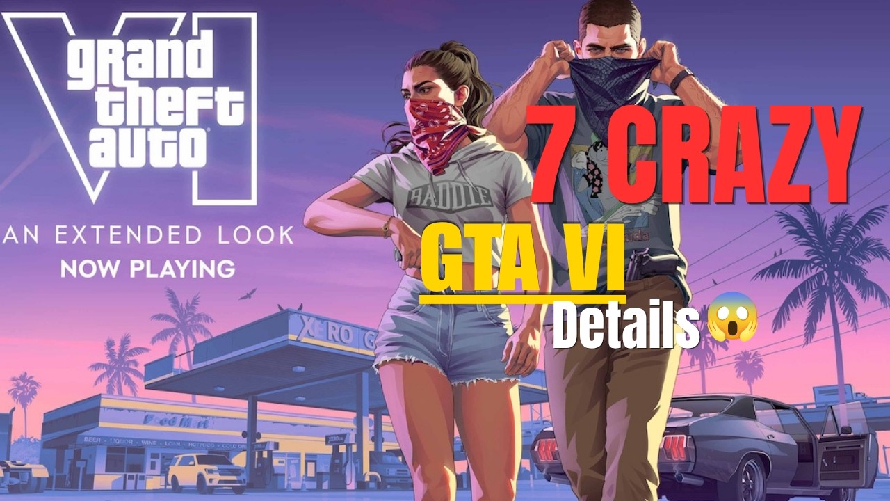 Video thumbnail for 7 CRAZY GTA 6 Details You NEED to Know! 😱 | GTA 6