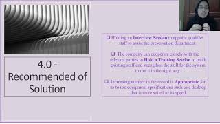 IMR552 PRESERVATION OF ARCHIVAL MATERIALS-  PROPOSAL PRESERVATION PROGRAM OF DIGITAL ARCHIVES