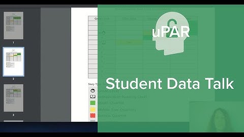 uPAR: Student Data Talk
