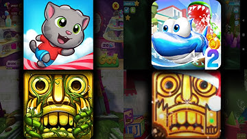 Talking Tom Candy Run Vs Run Fish Run 2 Vs Temple Run 2 Blooming Sands Vs Temple Run 2 Winter Toylan