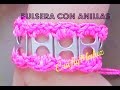 Tutorial:♥ Pulsera con Anillas de lata/ Crochet soda tab bracelet
