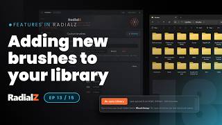 Adding New Brushes To Your Library
This video shows how to add new brush files to your library and sync them in RadialZ in about 5 minutes. You will see how to place new brush folders into your custom directory, re-sync your library to update the brush count, and assign newly added brushes to a radial menu.
RadialZ is a radial brush picker for ZBrush. Press a hotkey, your brushes appear at your cursor, click one and ZBrush switches to it. Works with ZBrush 2022, 2023, 2024, 2025 and 2026. Windows only.
Get RadialZ → https://radialz.app
Full setup guide with all the videos → https://guide.radialz.app
Next video: How To Customize Your RadialZ Menus. Adding New Brushes To Your Library
