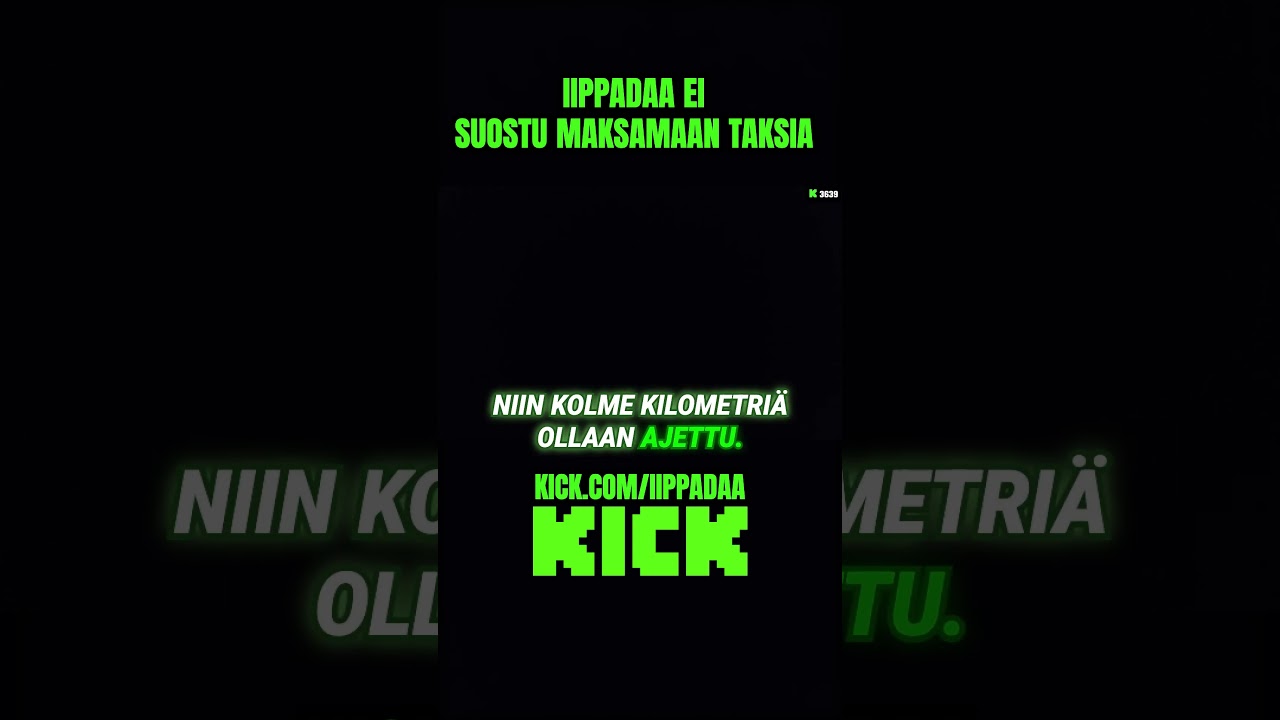 IIPPADAA EI MAKSA TAKSIA | KICK SUOMI 