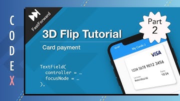 Flutter 3D Animation Tutorial - Part 2 || Card Payment UI